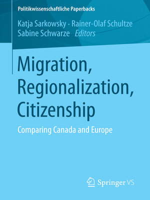 cover image of Migration, Regionalization, Citizenship